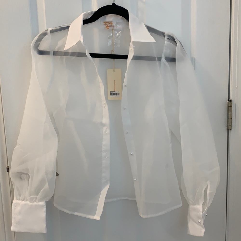 Sheer blouse